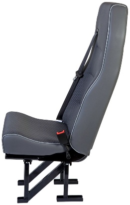 Economy high back rear passenger van seat